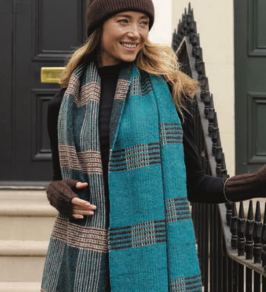 Alice Checkered Winter Scarf