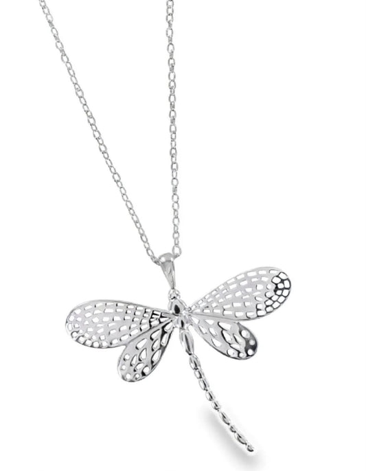Sterling Silver Dragonfly Necklace